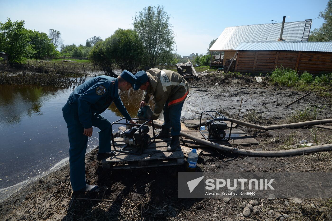 Flood relief in Altai Territory