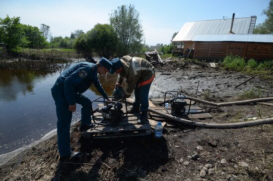 Flood relief in Altai Territory