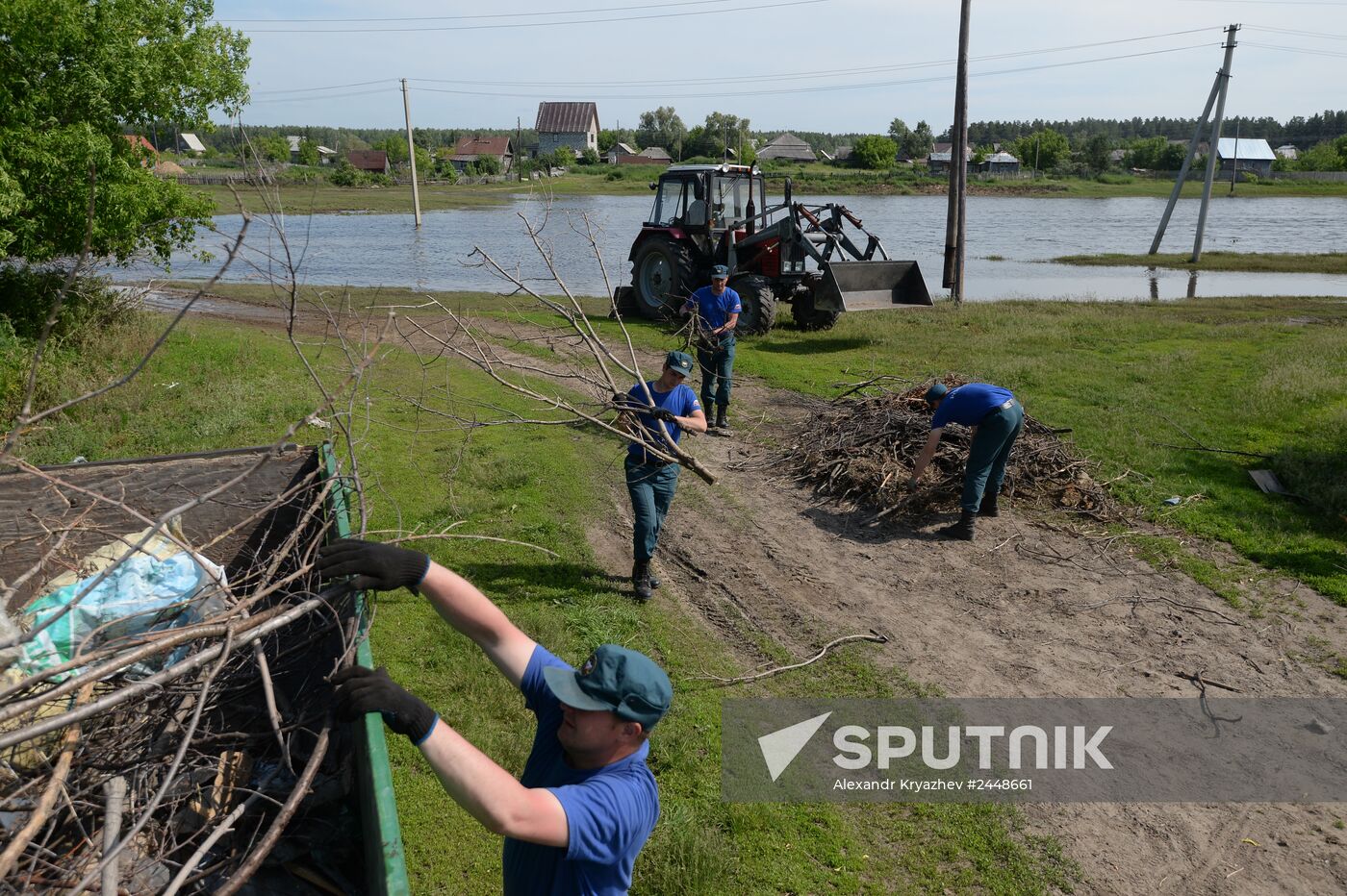 Flood relief in Altai Territory