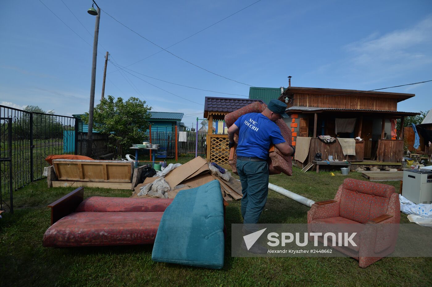 Flood relief in Altai Territory