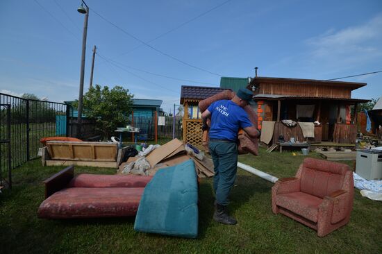 Flood relief in Altai Territory