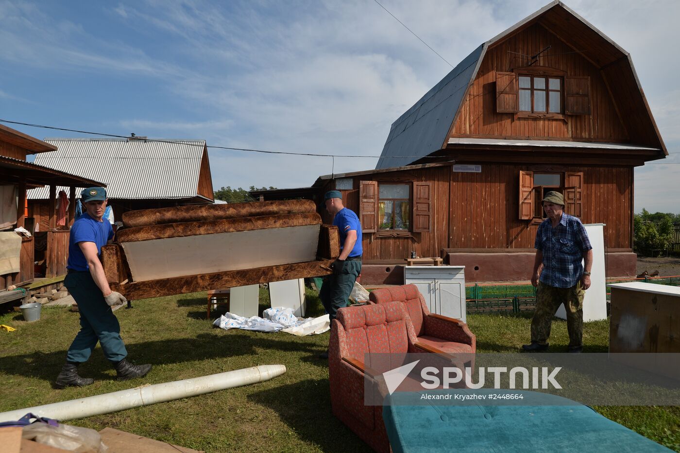 Flood relief in Altai Territory