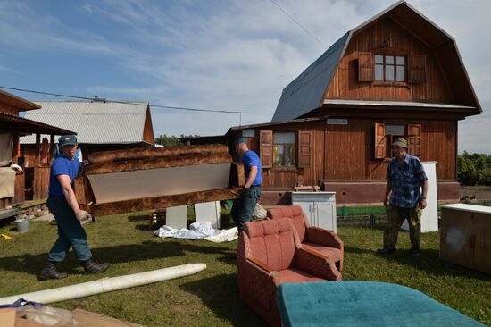 Flood relief in Altai Territory