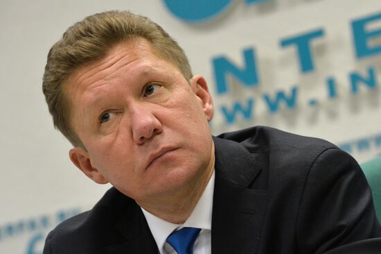 News conference by Energy Minister Alexander Novak and Gazprom CEO Alexei Miller