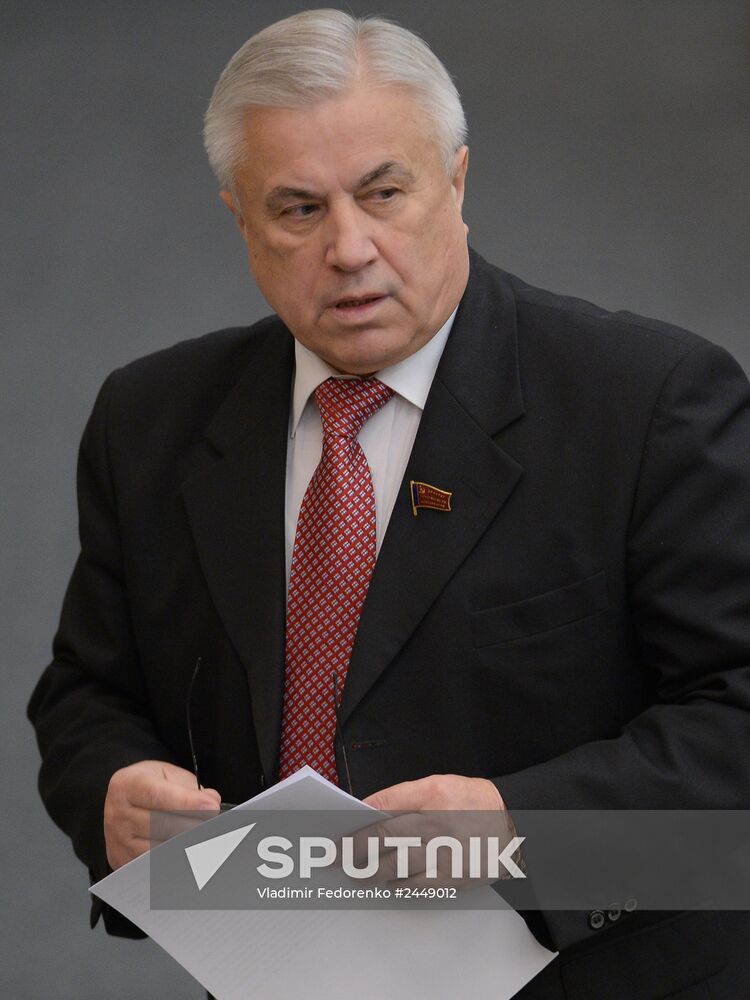 Plenary meeting of the State Duma of the Russian Federation