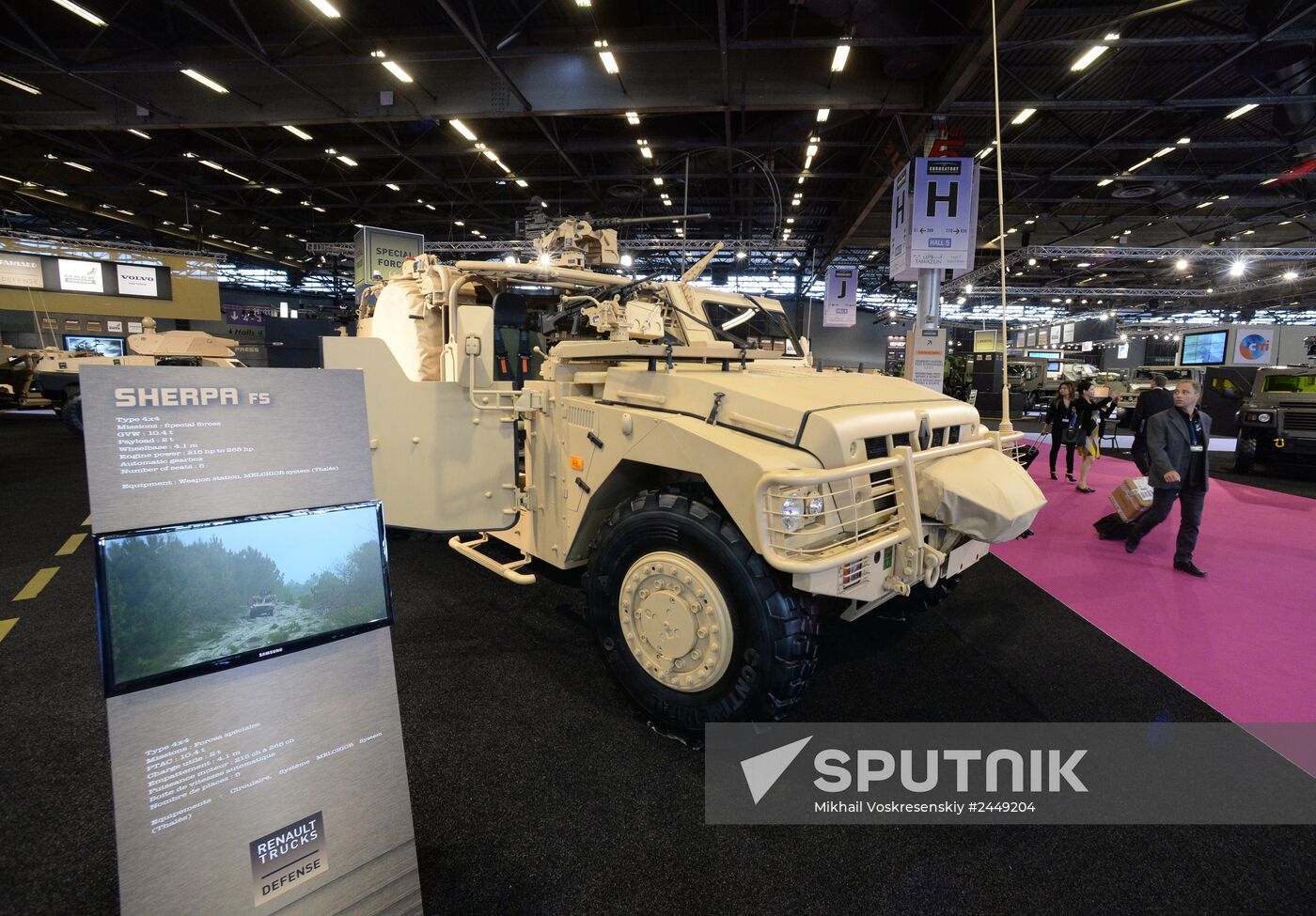 Eurosatory 2014, defense and security international exhibition. Day Two.