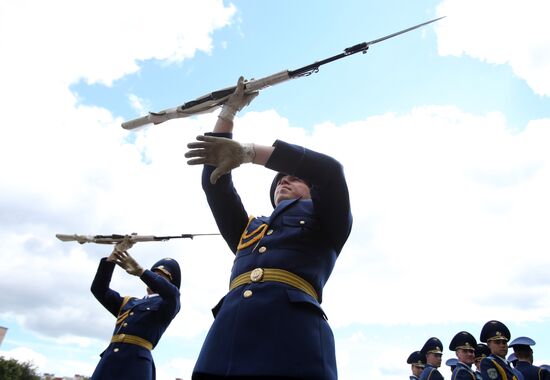 Rehearsal of parade for Belarus Independence Day