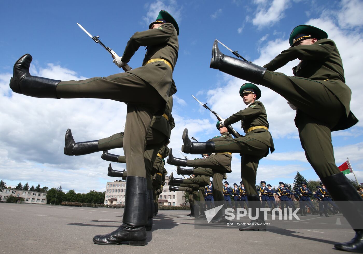 Rehearsal of parade for Belarus Independence Day