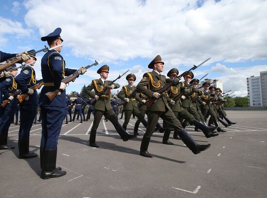 Rehearsal of parade for Belarus Independence Day