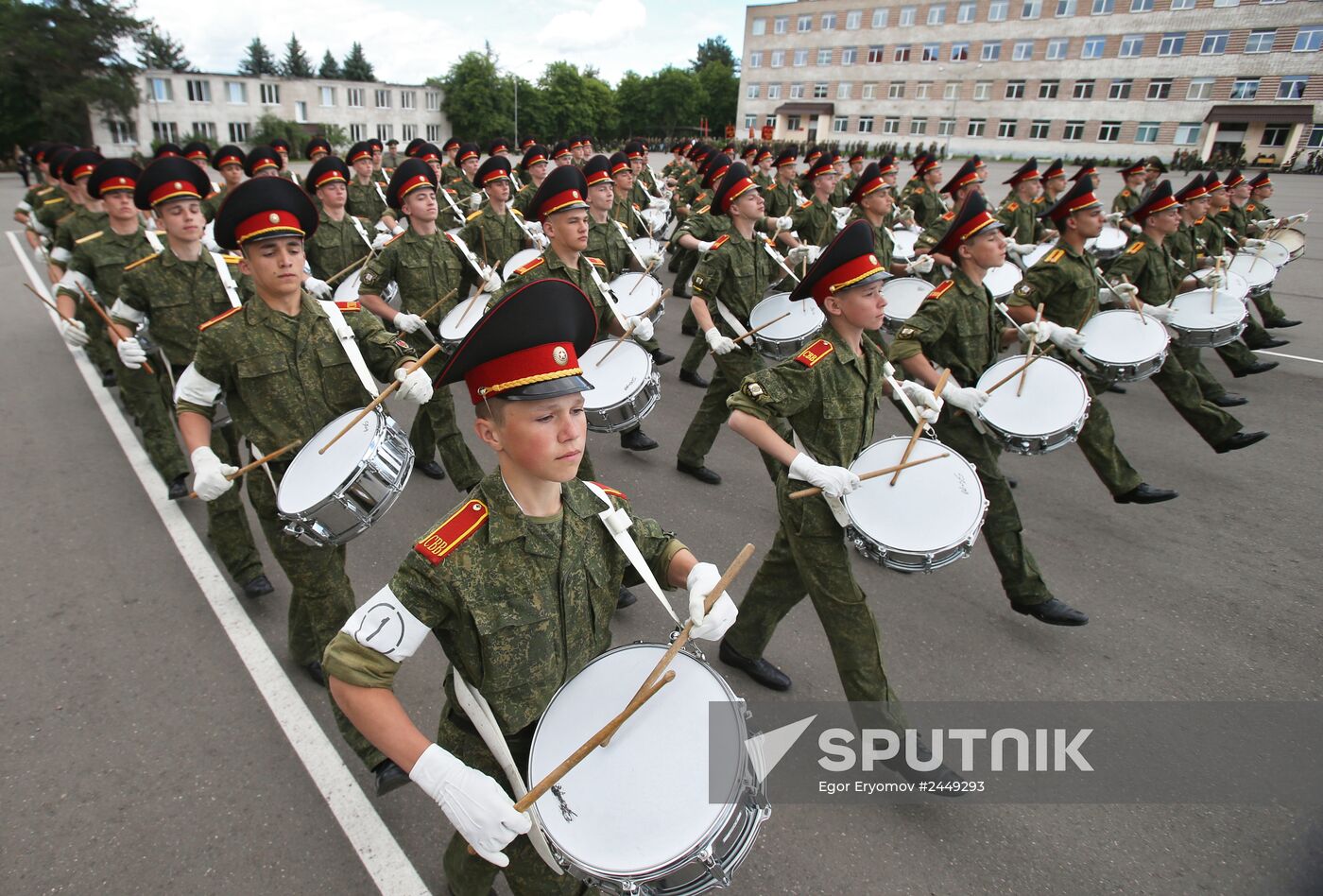 Rehearsal of parade for Belarus Independence Day