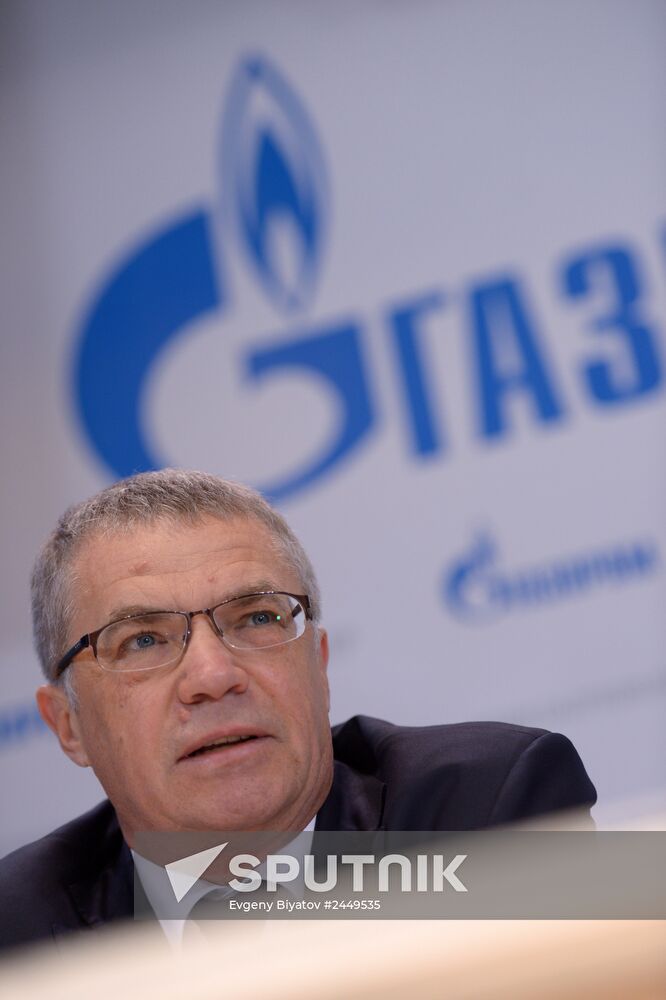News conference: Gazprom in Eastern Russia, Entering Asia-Pacific Markets