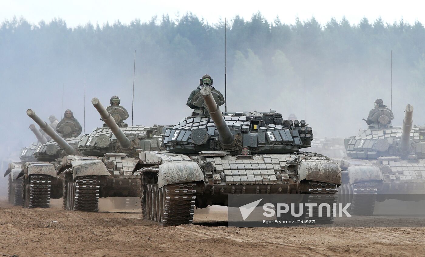 Rehearsal ahead of Belarus Independence Day parade