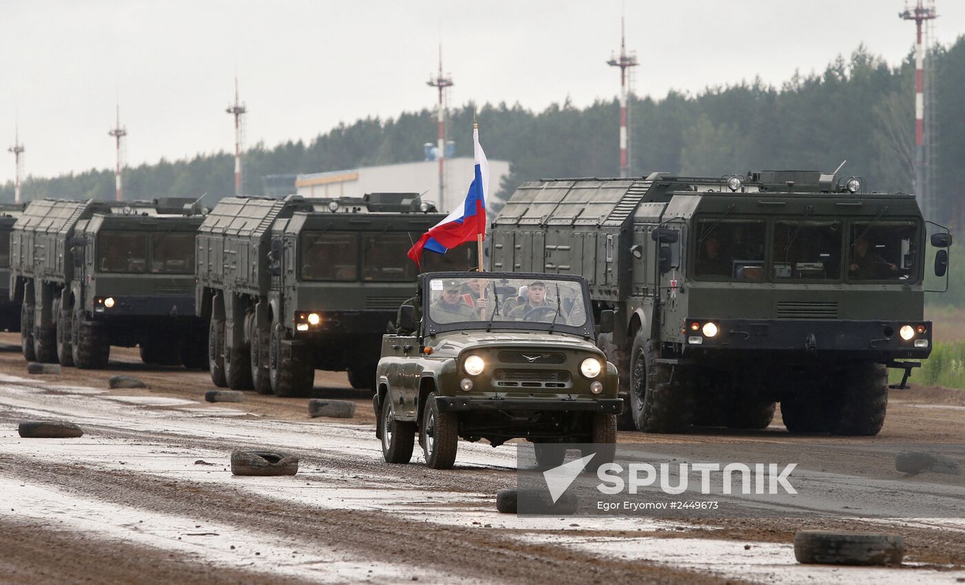 Rehearsal ahead of Belarus Independence Day parade