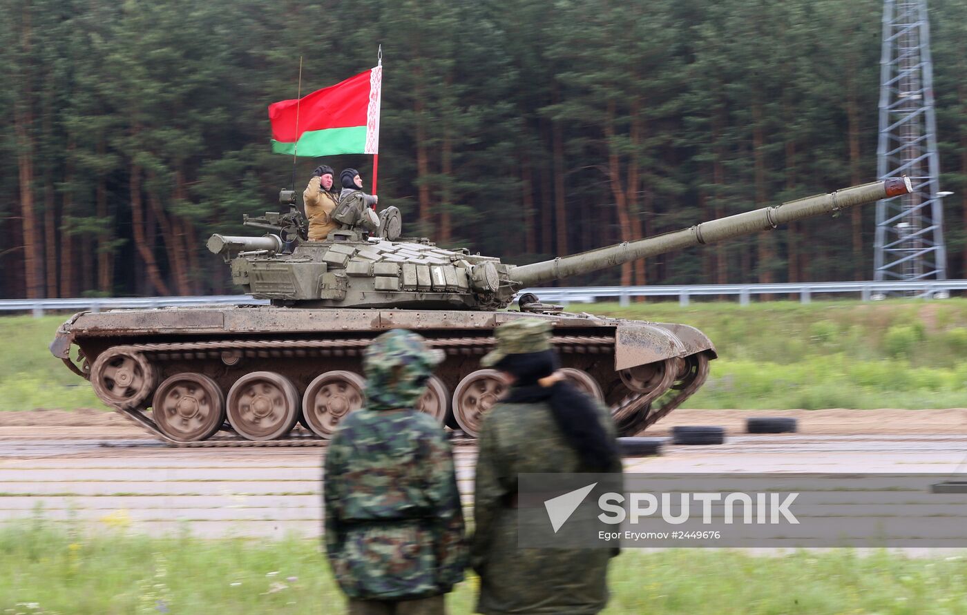 Rehearsal ahead of Belarus Independence Day parade