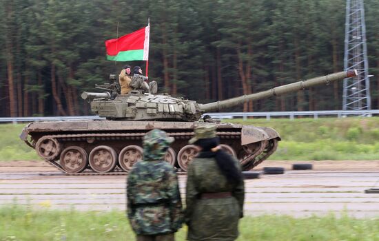 Rehearsal ahead of Belarus Independence Day parade