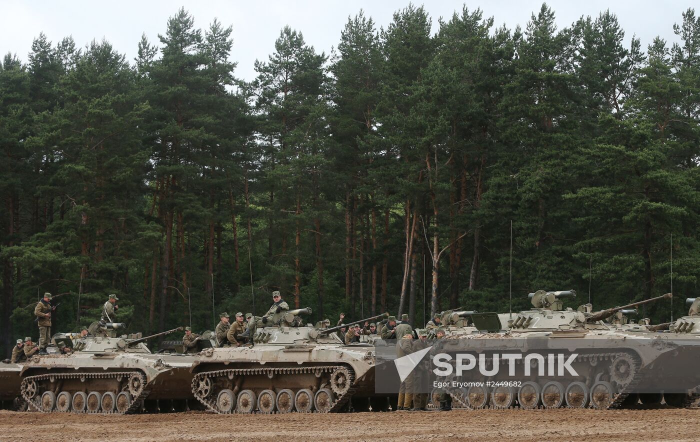 Rehearsal ahead of Belarus Independence Day parade