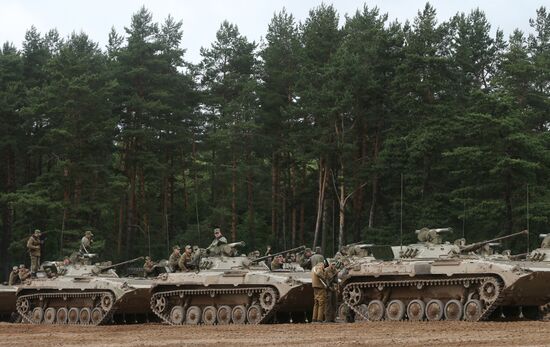 Rehearsal ahead of Belarus Independence Day parade