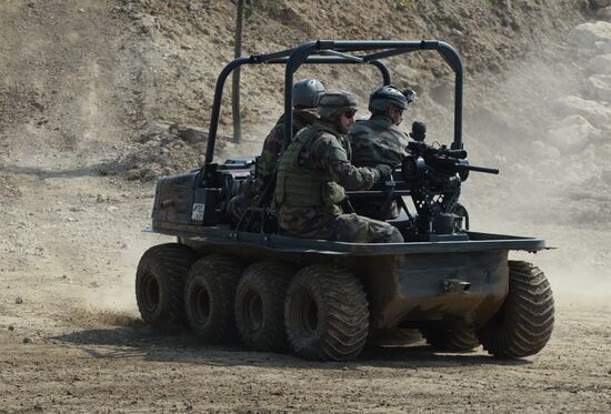 Eurosatory 2014 International Exhibition of Arms and Military equipment. Day 3