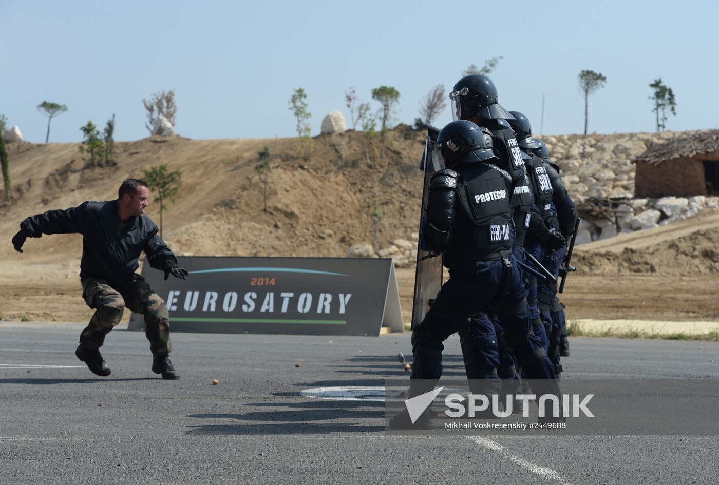 Eurosatory 2014 International Exhibition of Arms and Military equipment. Day 3