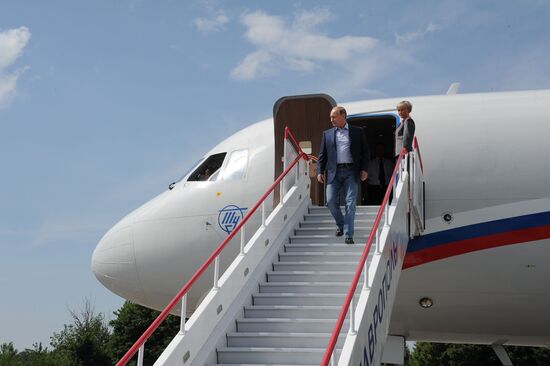 Vladimir Putin's working visit to Stavropol Territory