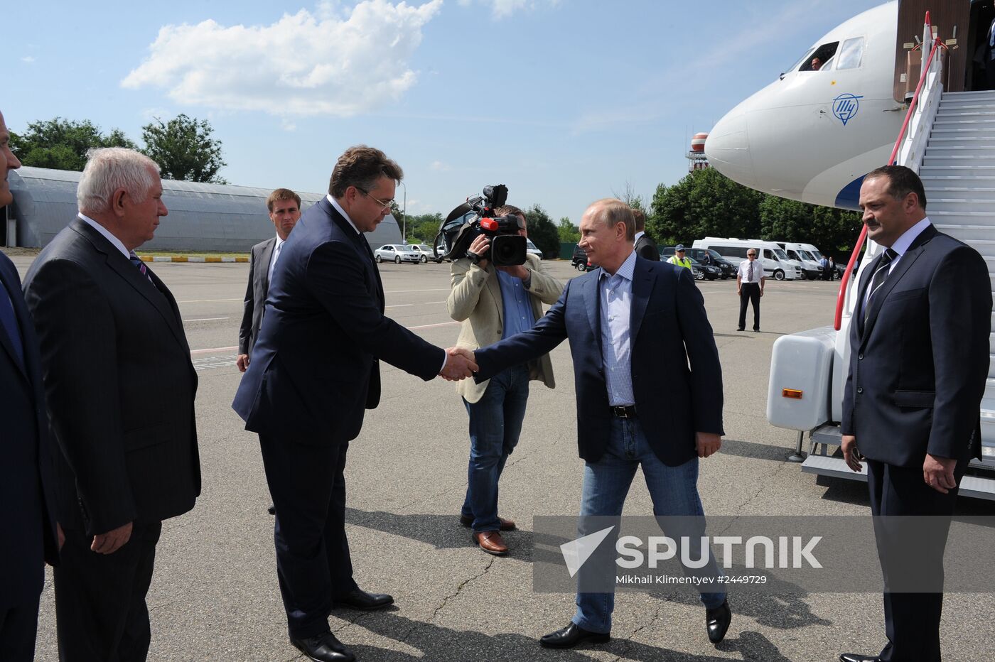 Vladimir Putin's working visit to Stavropol Territory