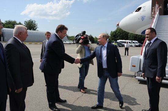 Vladimir Putin's working visit to Stavropol Territory