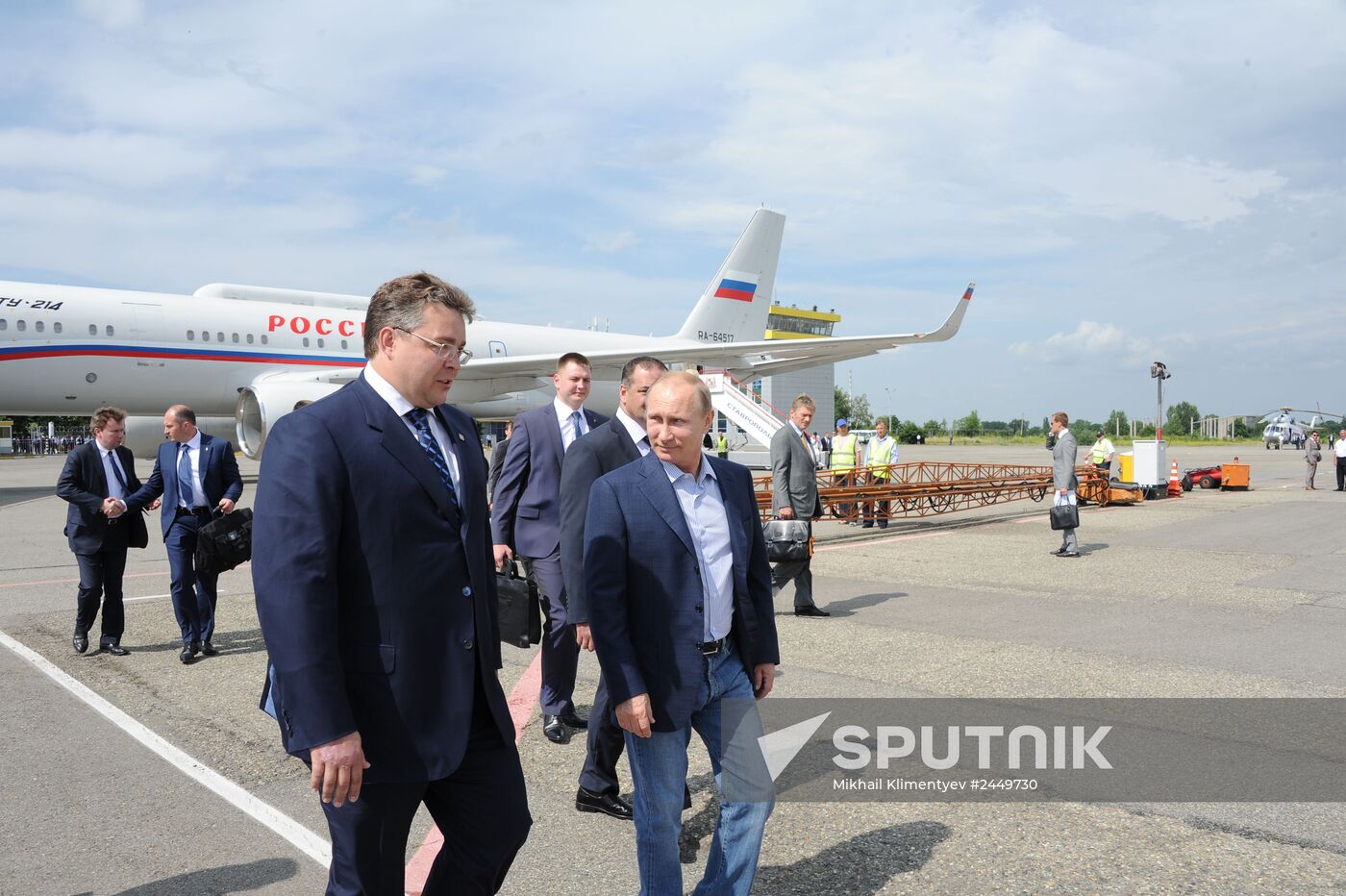 Vladimir Putin's working visit to Stavropol Territory