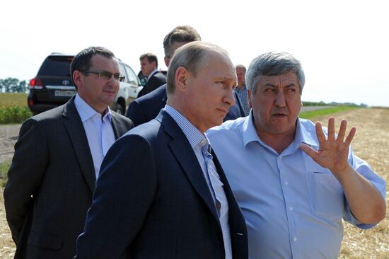 Vladimir Putin's working visit to Stavropol Territory