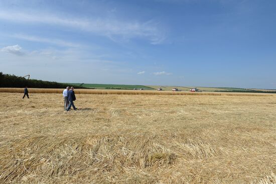 Vladimir Putin's working visit to Stavropol Territory