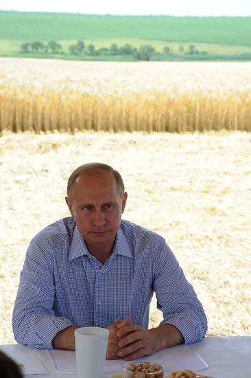 Vladimir Putin's working visit to Stavropol Territory