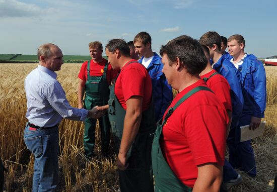 Vladimir Putin's working visit to Stavropol Territory