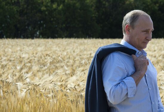 Vladimir Putin's working visit to Stavropol Territory