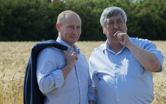 Vladimir Putin's working visit to Stavropol Territory