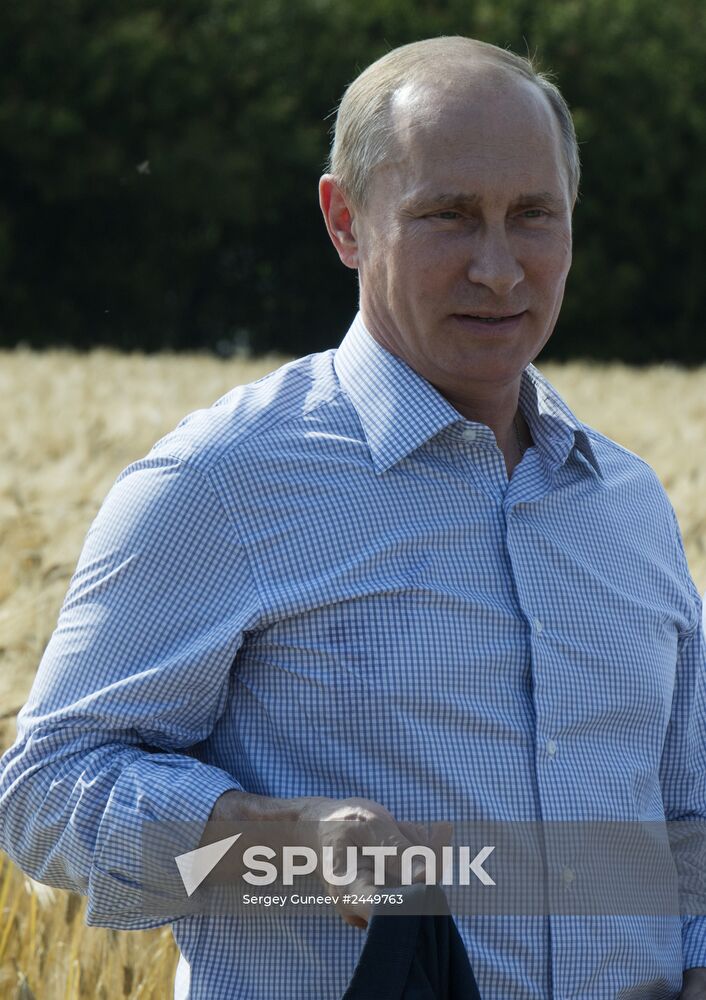 Vladimir Putin's working visit to Stavropol Territory