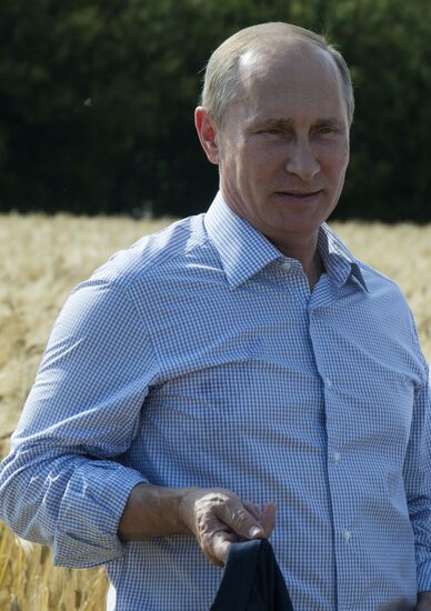 Vladimir Putin's working visit to Stavropol Territory