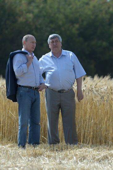 Vladimir Putin's working visit to Stavropol Territory