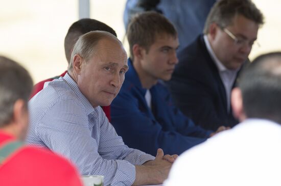Vladimir Putin's working visit to Stavropol Territory