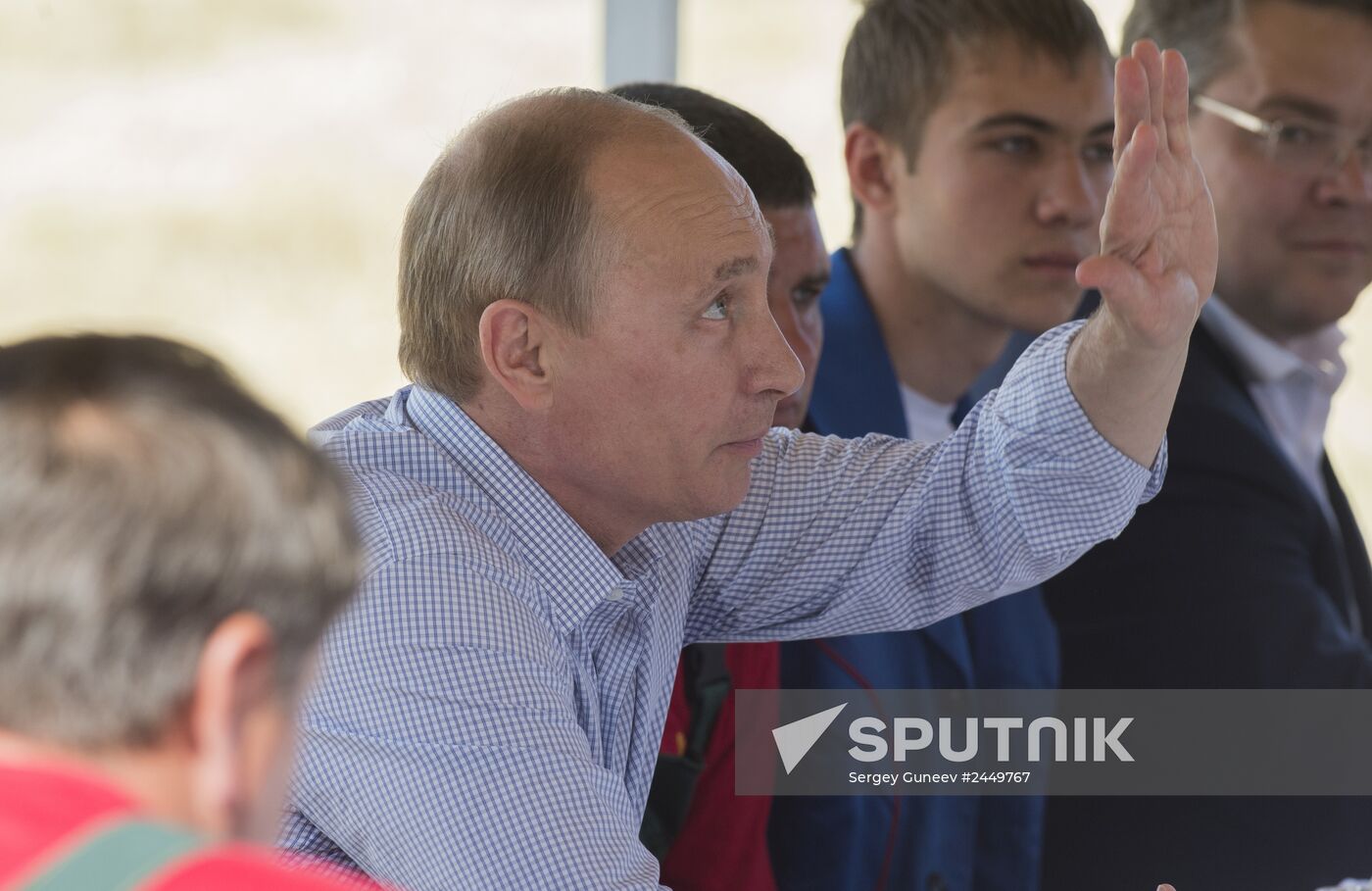 Vladimir Putin's working visit to Stavropol Territory