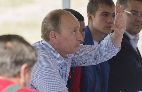 Vladimir Putin's working visit to Stavropol Territory