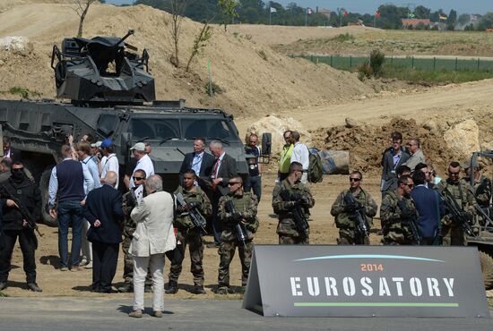 Eurosatory 2014 International Exhibition of Arms and Military equipment. Day 3