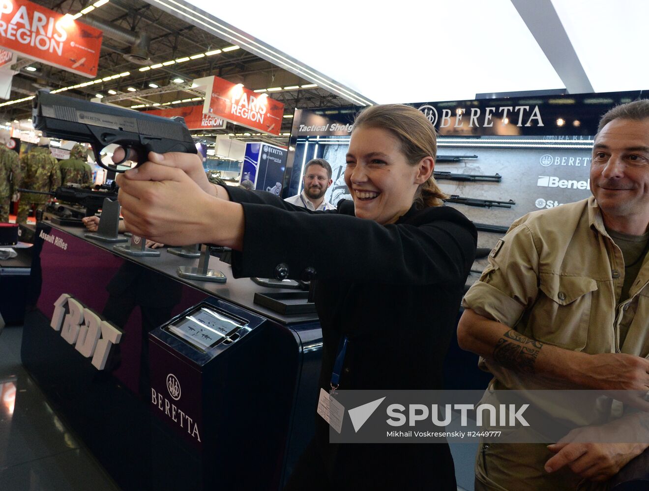 Eurosatory 2014 International Exhibition of Arms and Military equipment. Day 3