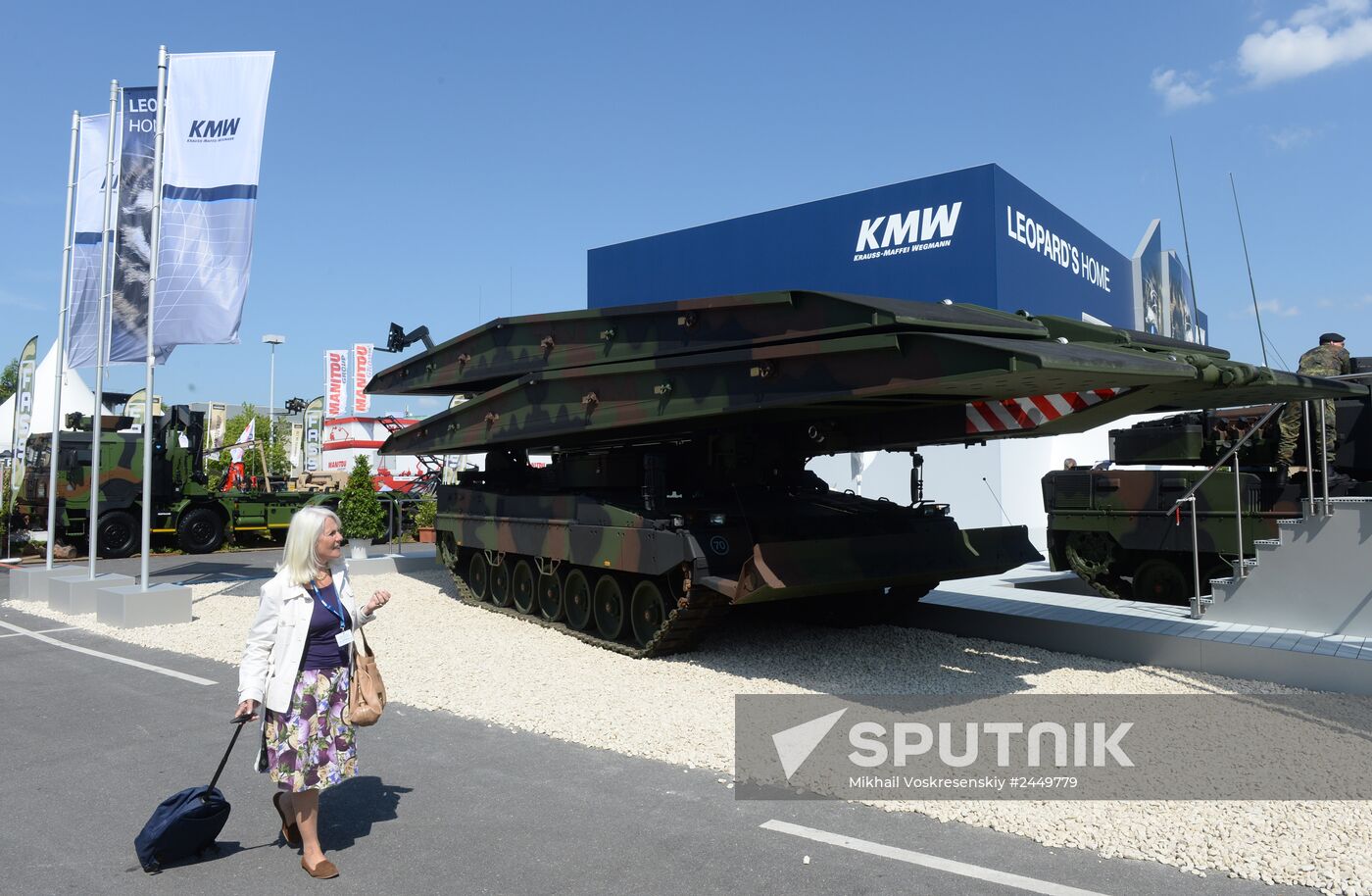 Eurosatory 2014 International Exhibition of Arms and Military equipment. Day 3