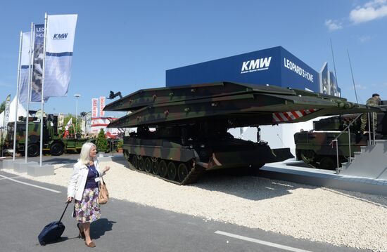 Eurosatory 2014 International Exhibition of Arms and Military equipment. Day 3