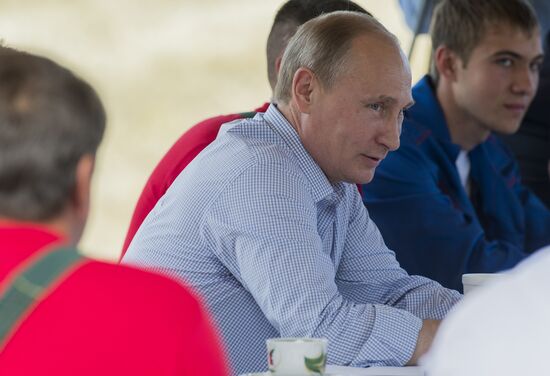 Vladimir Putin's working visit to Stavropol Territory