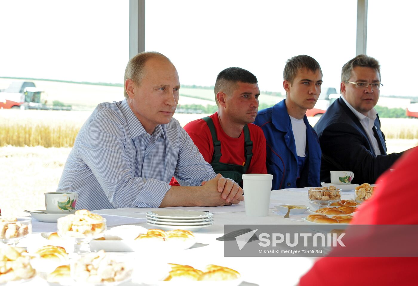 Vladimir Putin's working visit to Stavropol Territory