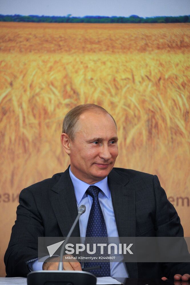 Vladimir Putin's working visit to Stavropol Territory
