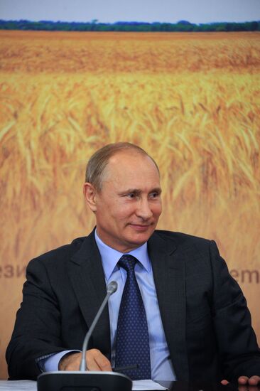 Vladimir Putin's working visit to Stavropol Territory