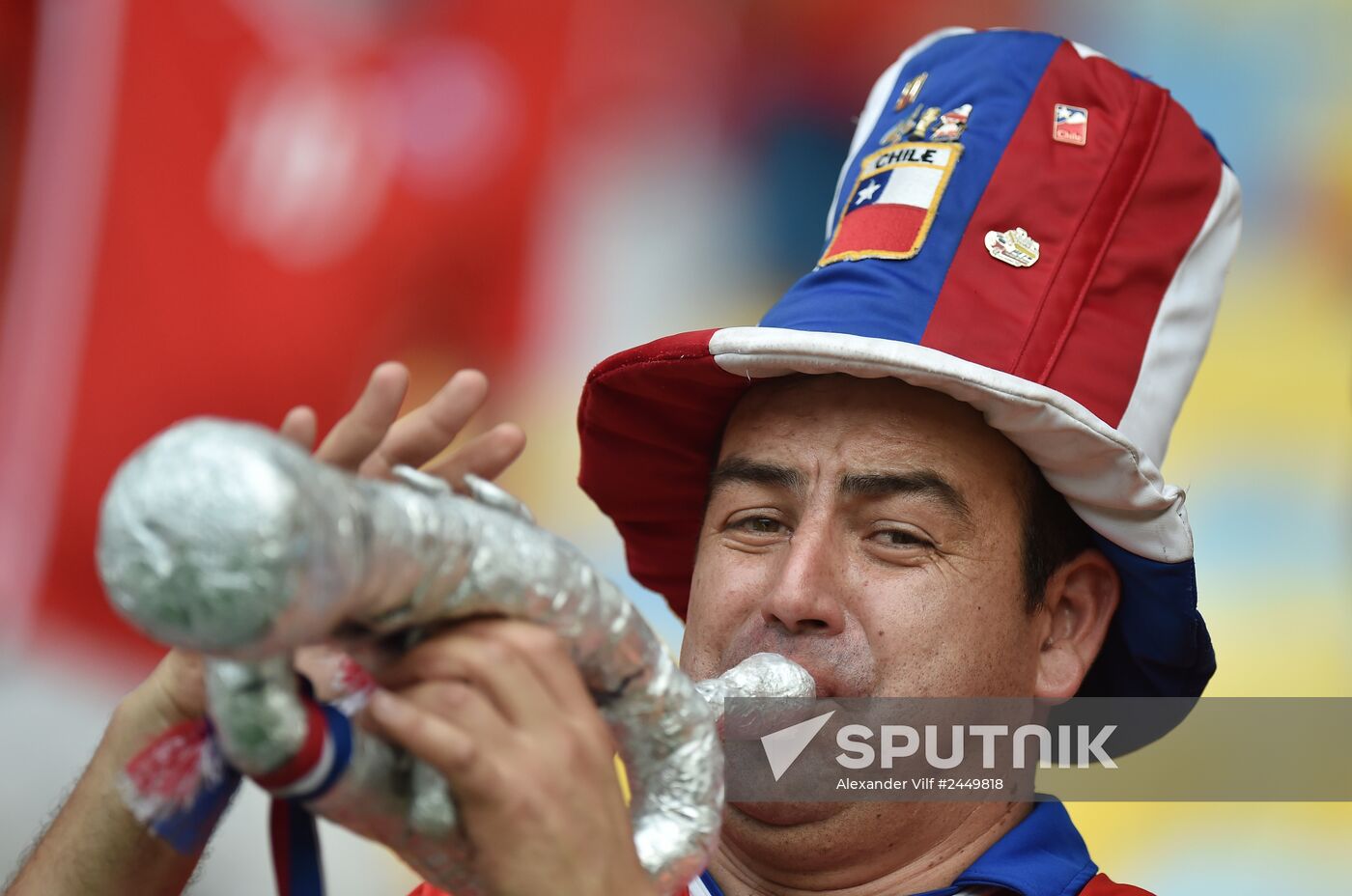 The 2014 FIFA World Cup. Spain vs. Chile