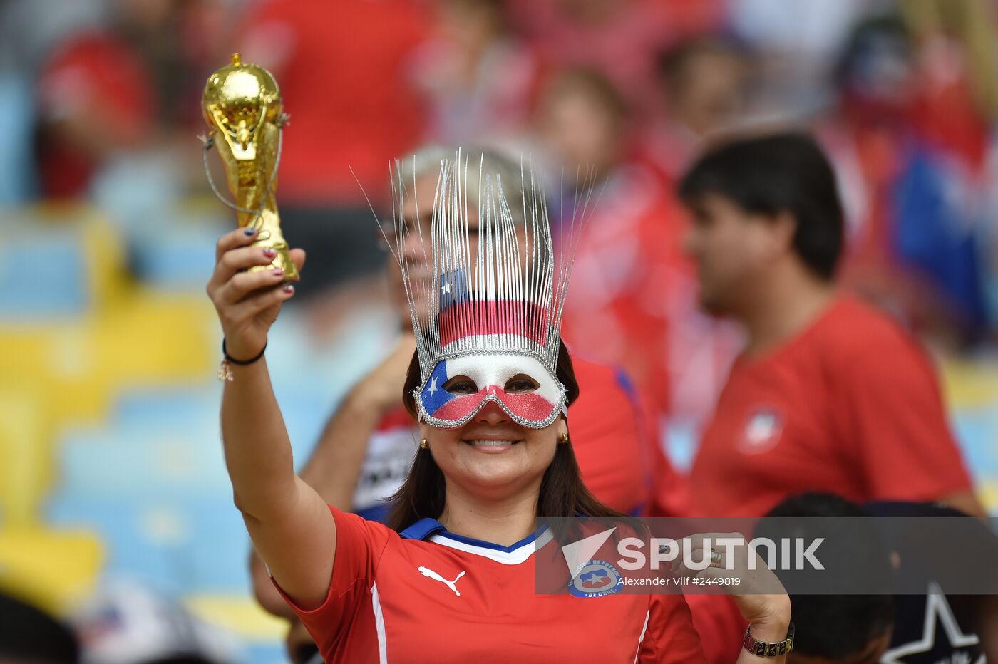 The 2014 FIFA World Cup. Spain vs. Chile