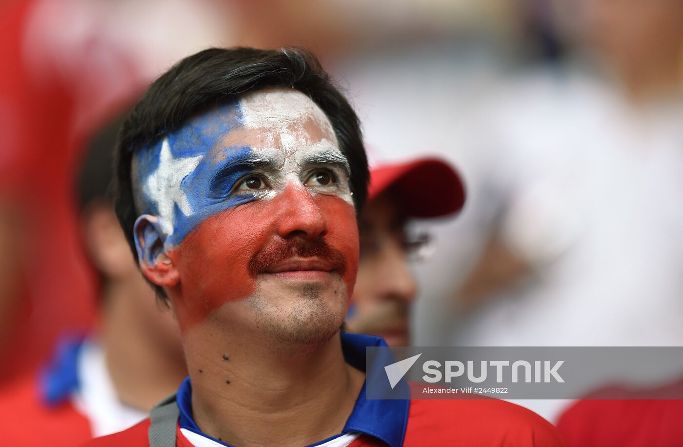 The 2014 FIFA World Cup. Spain vs. Chile